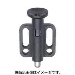 22110.0350 HALDER インデックスボルト 水平カラー付 ノブ付、ホールド機構付 22110.035