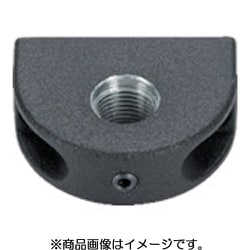 HALDER 固定ブロック インデックスボルト用 ダイキャスト製 垂直取付用 22110.0408