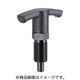 HALDER インデックスボルト 六角カラーロック機構Tグリップ付 黒染 22110.0832