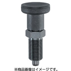 HALDER インデックスボルト 六角カラー付 ノブ付 快削鋼 22120.0008