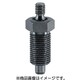 HALDER インデックスボルト 六角カラー付 ノブなし 快削鋼 22120.0025