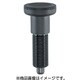 HALDER インデックスボルト 六角カラー無し ノブ付 快削鋼 22120.0048