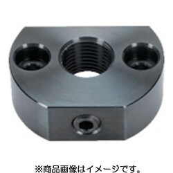 HALDER 固定ブロック インデックスボルト用 水平取付用 スチール 22120.0346