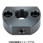 HALDER 固定ブロック インデックスボルト用 水平取付用 スチール 22120.0346