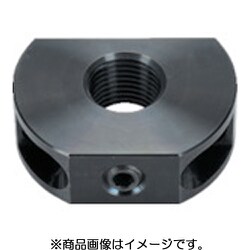 HALDER 固定ブロック インデックスボルト用 垂直取付用 スチール 22120.0352