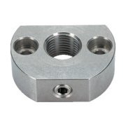 HALDER 固定ブロック インデックスボルト用 水平取付用 ステンレス鋼 22120.0546
