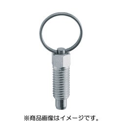 HALDER インデックスボルト リング付 ホールド機構無 鋼鉄、亜鉛メッキ 22120.0728