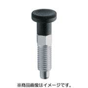 22120.0744 [HALDER インデックスボルト ノブ付 ホールド機構無 鋼鉄、亜鉛メッキ]