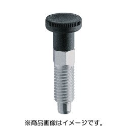 HALDER インデックスボルト ノブ付 ホールド機構無 鋼鉄、亜鉛メッキ 22120.0746