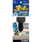 DC/USBソケット3.4A DU34-02BK