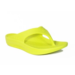 ヨドバシ Com Telic テリック Flip Flop Lime Yellow S 23 23 5cm リカバリーサンダル 通販 全品無料配達