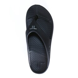 ヨドバシ Com Telic テリック Logo Impact Flip Flop Black Silver Xl 27 5 28cm リカバリーサンダル 通販 全品無料配達