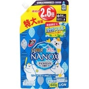 限定 トップスーパーNANOX 涼感クールアイスミントの香り 詰替特大 840g [洗濯洗剤]