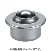 22750.004 [22750.0040 HALDER ボールキャスター 鋼鈑ケース付 ステンレス鋼]