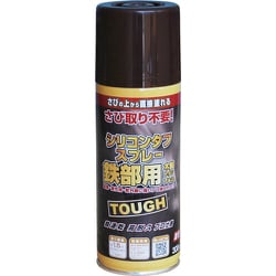 228T007-300 [ニッぺ 油性シリコンタフスプレー 300ml ブラックチョコレート]