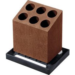 HO1959アンブレラスタンド6本斜め(ブラウン)
