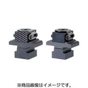 23250.0503 [HALDER テーパーダブルクランプ M8 口金、平滑面とセレーション面]