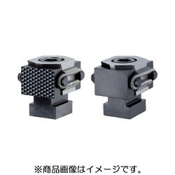 23250.0512 [HALDER テーパーダブルクランプ M12 口金、平滑面とセレーション面]