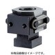 23250.0515 [HALDER テーパーダブルクランプ M12 口金、平滑面、固定用ねじ穴付]