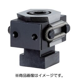 23250.0515 [HALDER テーパーダブルクランプ M12 口金、平滑面、固定用ねじ穴付]