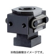 23250.0515 [HALDER テーパーダブルクランプ M12 口金、平滑面、固定用ねじ穴付]