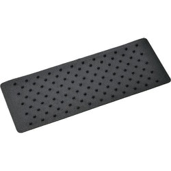 緑十字 滑り止めシート 黒 三段突起タイプ 150×400×5mm 合成ゴム製 260123