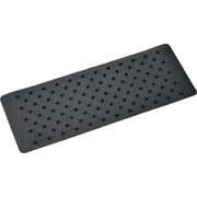 緑十字 滑り止めシート 黒 三段突起タイプ 150×400×5mm 合成ゴム製 260123