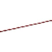 283065 [緑十字 カラーロープ 赤/白 12mmΦ×1～100m/カット販売 ポリエチレン]