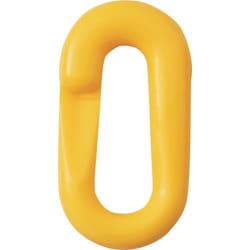 284143 [緑十字 プラスチックチェーン用ジョイント 黄 20×39.5 線径6Φ 2個組]