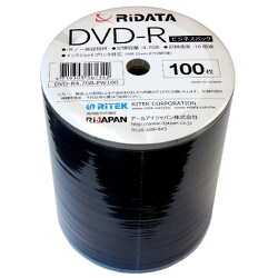 ヨドバシ.com - RiDATA DVD-R4.7GB.PW100 [業務用データDVD-R 1回記録 