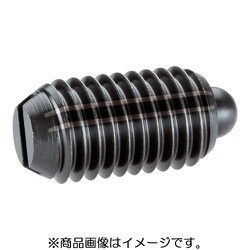 HALDER スプリングプランジャ スラストピン、スロット付 インチ 快削鋼 2B020.0076