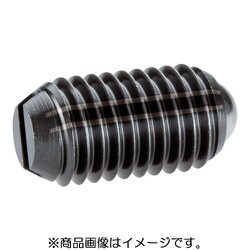 HALDER スプリングプランジャ ボール、スロット付 インチ 快削鋼 2B050.0070
