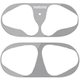 MOTOMO Airpods Dust Guard メタリックアルミニウムメッキ シルバー