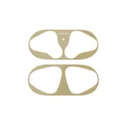MOTOMO Airpods Dust Guard メタリックアルミニウムメッキ 14Kゴールド