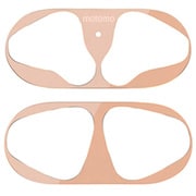 MOTOMO Airpods Dust Guard メタリックアルミニウムメッキ 24Kゴールド