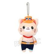 ONE PIECE アイマスク付きぬいぐるみキーホルダー/withCAT エース [キャラクターグッズ]