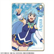 この素晴らしい世界に祝福を！紅伝説 レザーパスケース デザイン02 アクア [キャラクターグッズ]