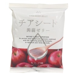 チアシード蒟蒻ゼリー りんご味 10個
