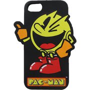 シリコンカバー iPhone 8/7/6s/6 PACMAN BK [キャラクターケース]