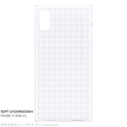 PEI08-TLS08-CL [iPhone XS/Xケース スクエア型 Soft CHIDORIGOUSHI]