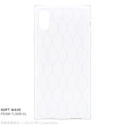 PEI08-TLS09-CL [iPhone XS/Xケース スクエア型 Soft WAVE]