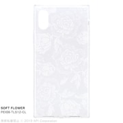 PEI08-TLS12-CL [iPhone XS/Xケース スクエア型 Soft FLOWER]