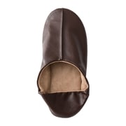 ルームシューズ マエストロ Sサイズ（23～24.5cm）ダークブラウン pu003