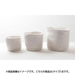 コットンロープ バスケット L ホワイト clb001wh