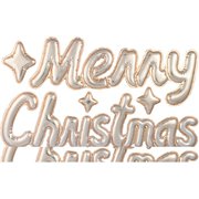 D-6397 [デコスタ ウォールステッカー クリスマス(ゴールド)]