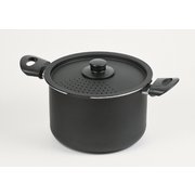 マルチクック ふっ素加工IH対応湯切り両手鍋 22cm HB-4918