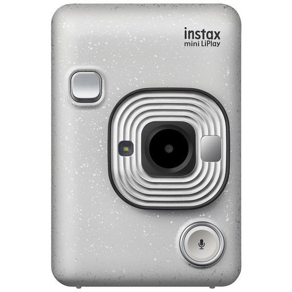 チェキカメラ INS MINI HM1 STONE WHITE [ハイブリッドインスタントカメラ instax mini LiPlay ストーンホワイト]