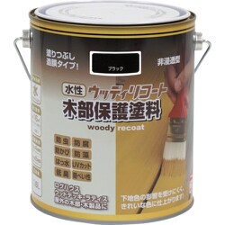300N007-1.6 [ニッペ 水性ウッディリコート 1.6L ブラック]