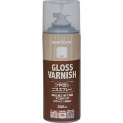 300T021-300 [ニッペ つや出しニススプレー 300ml クリヤー]