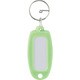 301008 [緑十字 キーホルダー名札 ハードケースタイプ ライトグリーン 60×27mm]